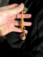 Vintage Kobito Dukan Keychain Hangers Carrot Flying Mushroom Cap 2x picture
