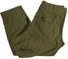  WWII US DARK SHADE TYPE II HBT COMBAT FIELD TROUSERS-2XLARGE picture