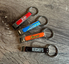 Set of 4 Candy Themed Bottle Opener/Key Ring. picture