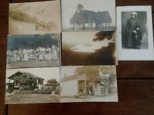 c. 1912 Lot of 7 RPPC Delano, Inglewood and other California Postcards picture