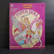 Vintage She-Ra Princess of Power MOTU Paper Doll Book Golden 1985 Complete Uncut picture