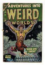Adventures into Weird Worlds #26 GD 2.0 1954 picture