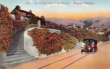 Scenic Drive to University of California Berkeley Campus 1910s Vtg Postcard C26 picture