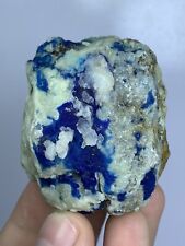 160 Gm Perfect Beautiful Natural Top Blue Lazurite  With Pyrite Specimen- AFG picture
