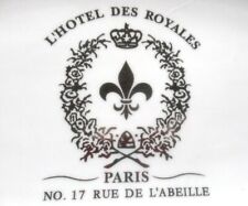 L'HOTEL DES ROYALES Hollywood Regency style Paris France Platinum on Porcelain picture