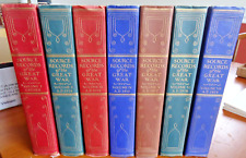 Antique 7 Vol. Book set Source Records of the Great War WW1 Fine Binding Ex.Cond picture