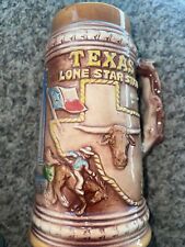 Vintage Texas Lone Star State Stein Placo Japan picture