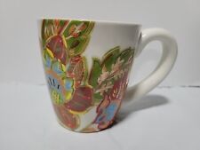 Better homes & gardens Large Floral Multicolor coffee mug Cup 16oz  picture