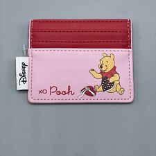 Disney Winnie The Pooh Valentine Heart Cardholder Her Universe Pink Red NEW picture