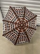 Vintage Umbrella Russell Stover Assorted Fine Chocolate Candy Wood Handle 40” picture