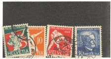s1859 stamp Used Switzerland FVF Scott Number B61-64 SCV 19.25 picture