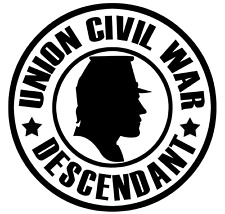 Union Civil War Descendant  - Vinyl Decal picture