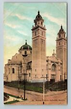 Seattle WA-Washington, Catholic Cathedral Vintage Souvenir Postcard picture
