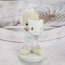 Precious Moments Figurine Pastel Clown Child Put On A Happy Face 5.5 Inch 1981 picture