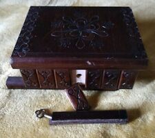 Secret Lock Wooden Stash Box  picture