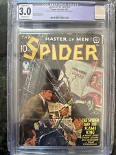 Spider #111 (Vol.28 #3) 1942 Popular Pulp Magazine CGC 3.0R  picture