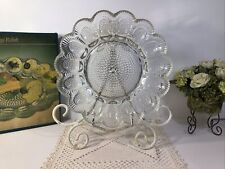 Vintage Indiana Glass Hobnail/Thousand Eyes Egg Relish Dish~11”~NOS~FREE SHIP picture
