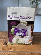 Vintage 1970s Popeil's Kitchen Magician Food Cutter Slicer Shredder Original Box picture