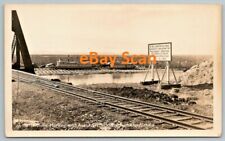 Alaska RPPC Historic Marker Railroad @ Nenana Riverboats Vintage Postcard G picture