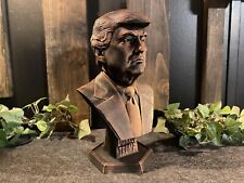 Donald Trump Statue 9 INCHES TALL Hand Painted Copper picture