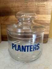 Planters Peanut jar - glass, blue  picture