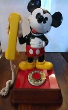 VINTAGE DISNEY MICKEY MOUSE ROTARY PHONE Great Condition  picture