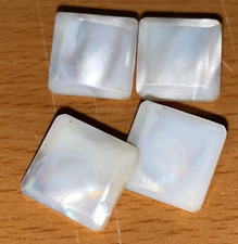 Exceptional Vintage Mother of Pearl Small Square  Button Lot |  4 picture