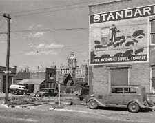 1939 DES MOINES Street Scene DEPRESSION ERA  8.5x11 PHOTO picture