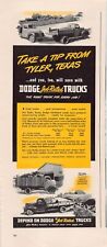 Chrysler Dodge Trucks Tyler TX Texas Dealer Garbage Vtg Magazine Article Ad 1941 picture