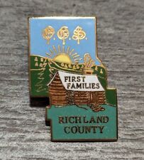 First Families of Richland County Ohio Lineage Society Membership Lapel Pin picture