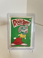 Who Framed Roger Rabbit 1987 Topps Sticker Card #1 (NM) picture