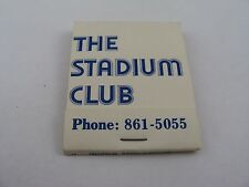 Vintage Matchbook: The Stadium Club picture