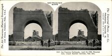 San Francisco Earthquake 1978 Reprint Stereoview c1906 Aerial Photo Street 5347 picture