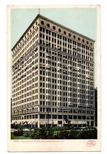 Vintage postcard, Railway Exchange Building, Chicago, Illinois, undivided back picture