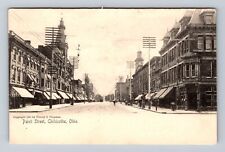 Chillicothe OH-Ohio, Paint Street Main Business District Vintage Postcard picture