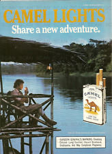 1985 Camel Light Cigarettes Vintage Magazine Ad   On a Dock Over The Water picture