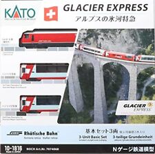 KATO N Gauge Alps Glacier Express 3-Unit Basic Set 10-1816 From Japan Via FedEx picture