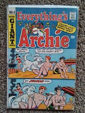 1969 EVERYTHING'S ARCHIE VINTAGE COMIC BOOK 68 PAGE GIANT SIZE V/G picture