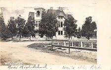 Postcard CA Lodi High School California RPPC 1906 picture