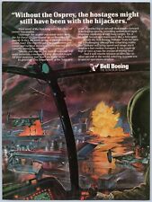 1986 Bell Boeing Aviation Ad Air Force C-22 Osprey Tilt Rotor Airplane Rescue picture