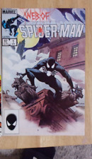 WEB OF SPIDERMAN #1 1986 VERY SHARP NM AWESOME VESS PAINTED COVER picture