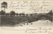 LIMA OH 1905 VIEW ON MCULLOUGH'S LAKE picture