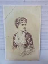 c1880s McLaughlin's XXXX Coffee Advertising Trade Card (B) picture