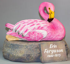 Flamingo Urn Human Ashes Unusual Cremation Memorial Statue Tropical Bird Funeral picture
