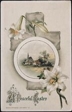 EASTER POSTCARD C.1914 (A30)~EMBOSSED “A PEACEFUL EASTER” JOHN WINSCH picture