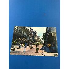 Royal Street Promenade Postcard Chrome Divided Scalloped Edges picture