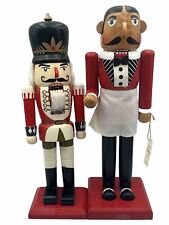 Lot Of 2 Wooden Nutcrackers picture