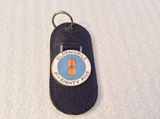 Leather Car Keychain Vintage Key Fob Key Ring Oldsmobile New Old Stock picture