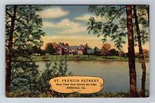 Hinsdale IL-Illinois, St. Francis Retreat, Antique Vintage Souvenir Postcard picture