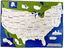 State Magnet Magnetic Metal Collectors Map Board picture